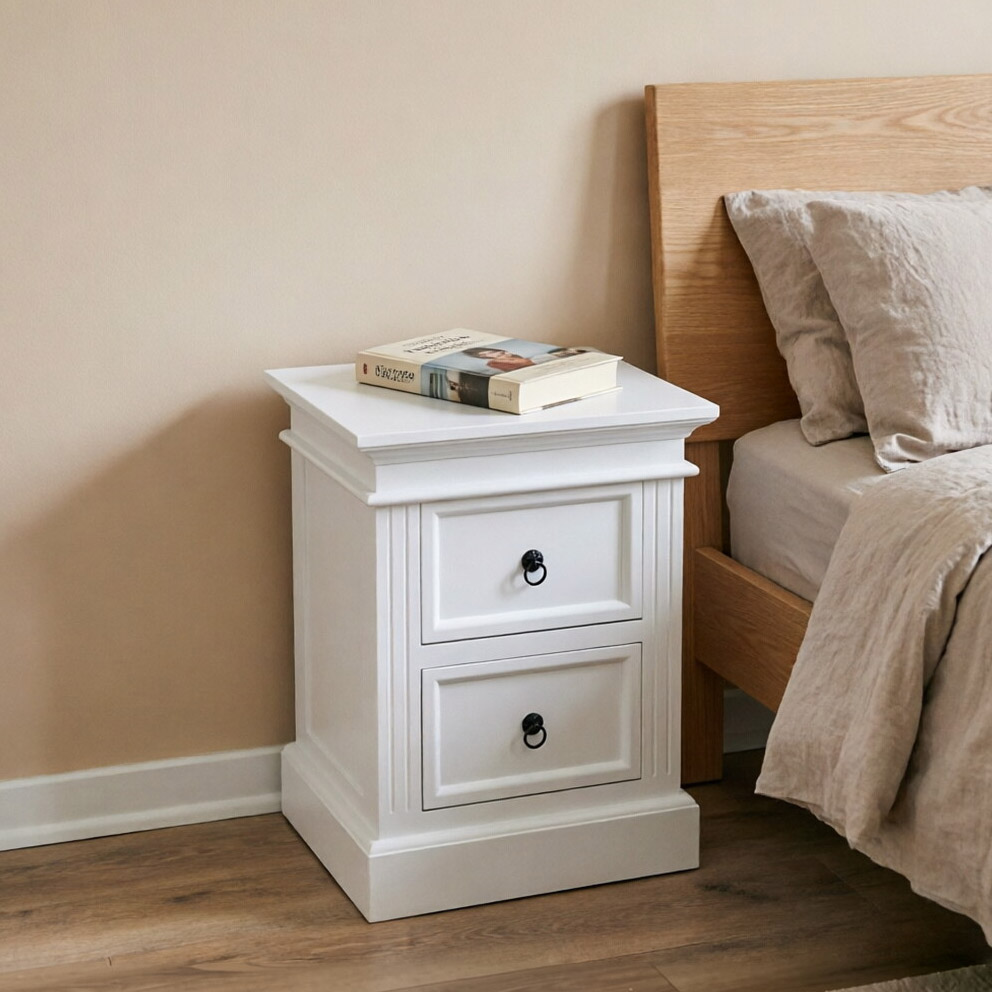 white nightstand